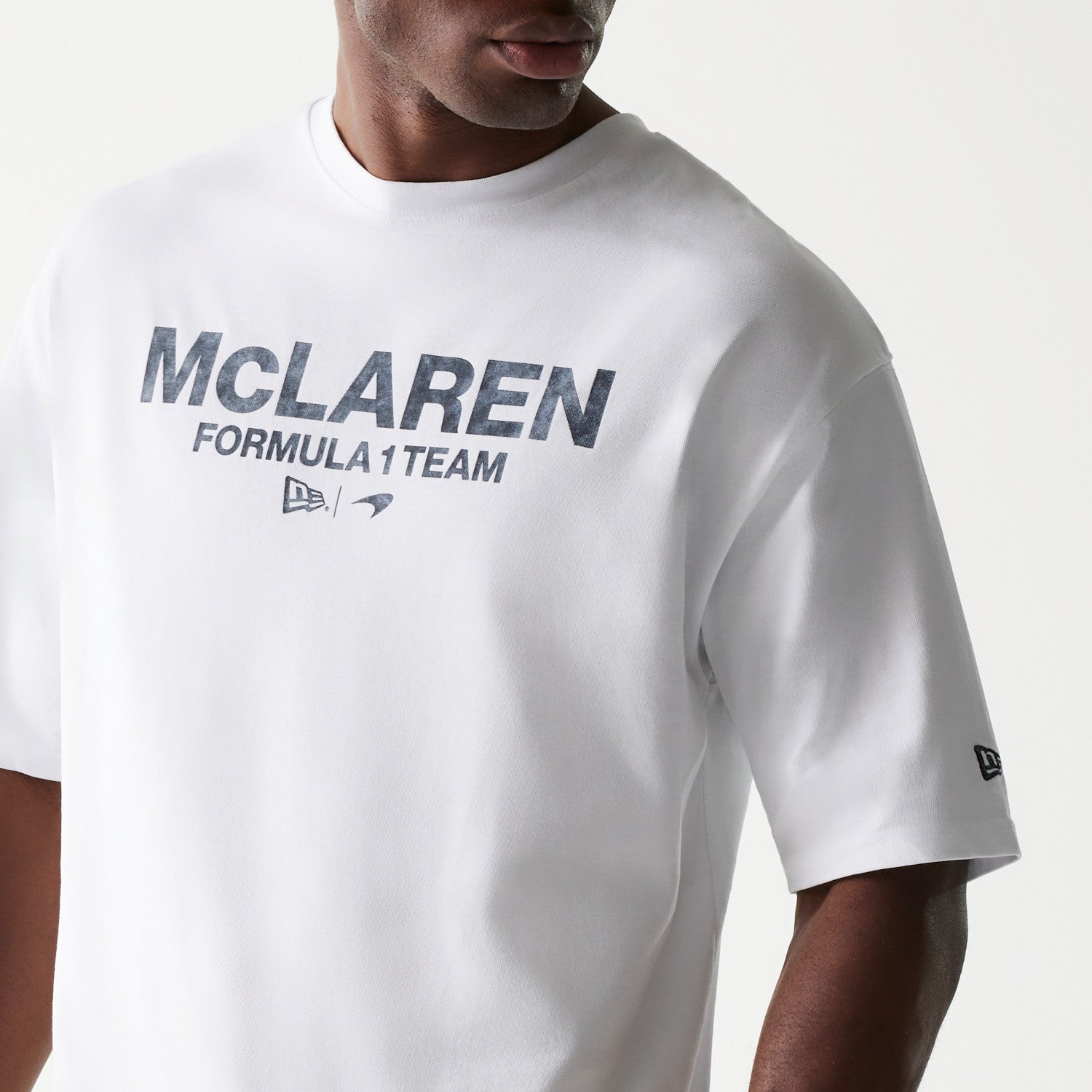 McLaren Racing F1 Word Mark Oversized Tee Adults - White