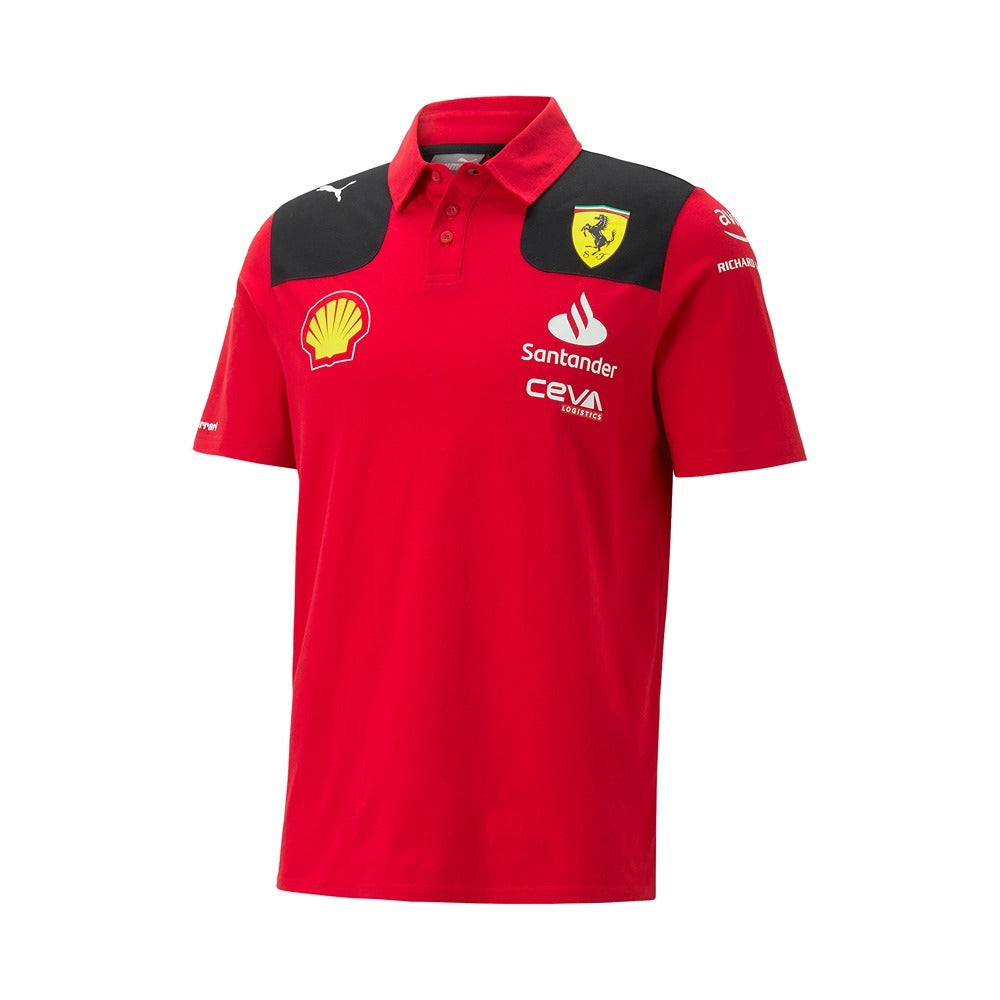 Scuderia Ferrari F1 2023 Team Polo Mens - Red