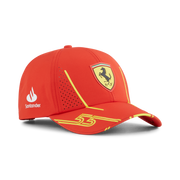 Scuderia Ferrari F1 Team 2024 Sainz Baseball Cap Kids - Burnt Red