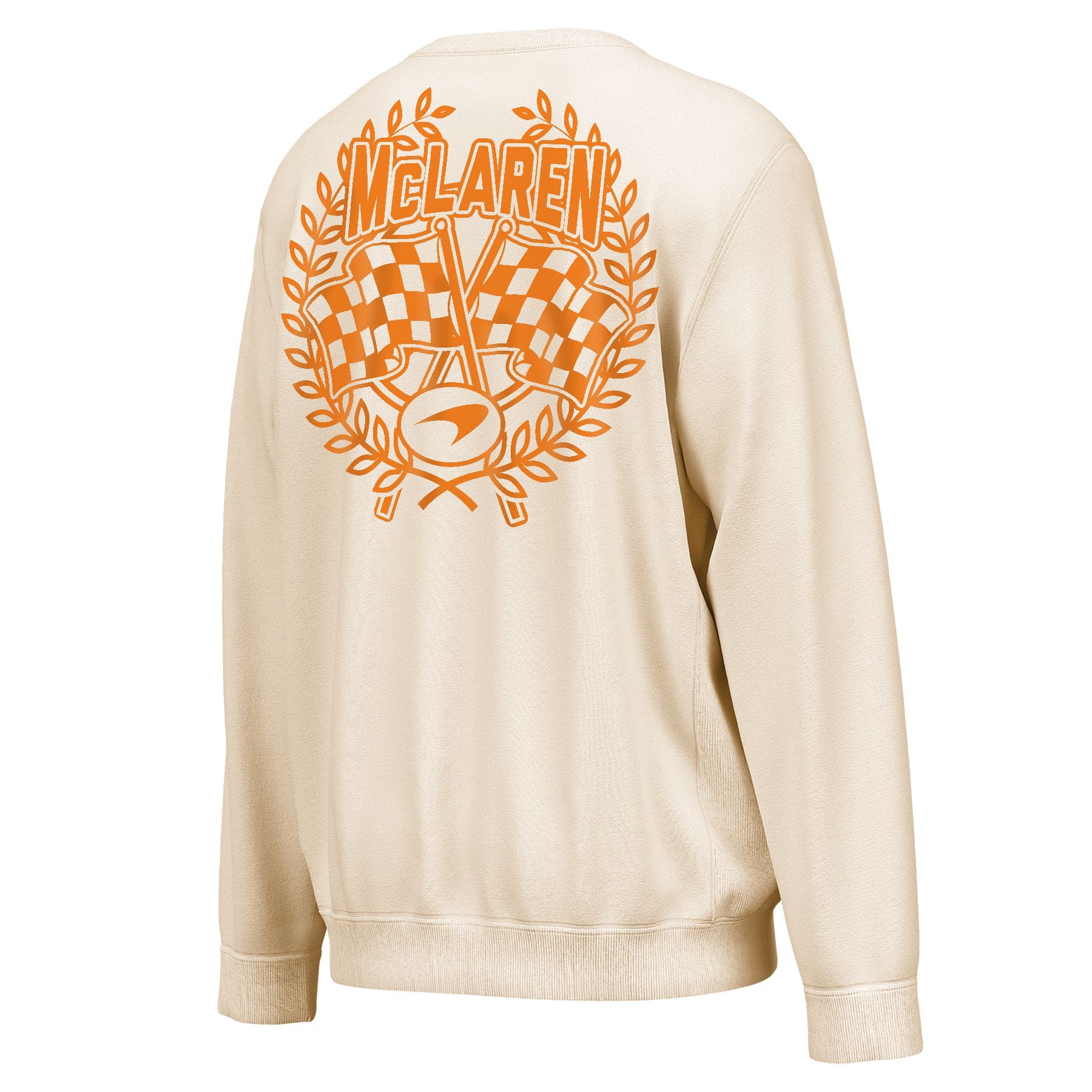 McLaren Racing F1 Chasing Excellence Silicon Pullover Hoodie Mens - Off White