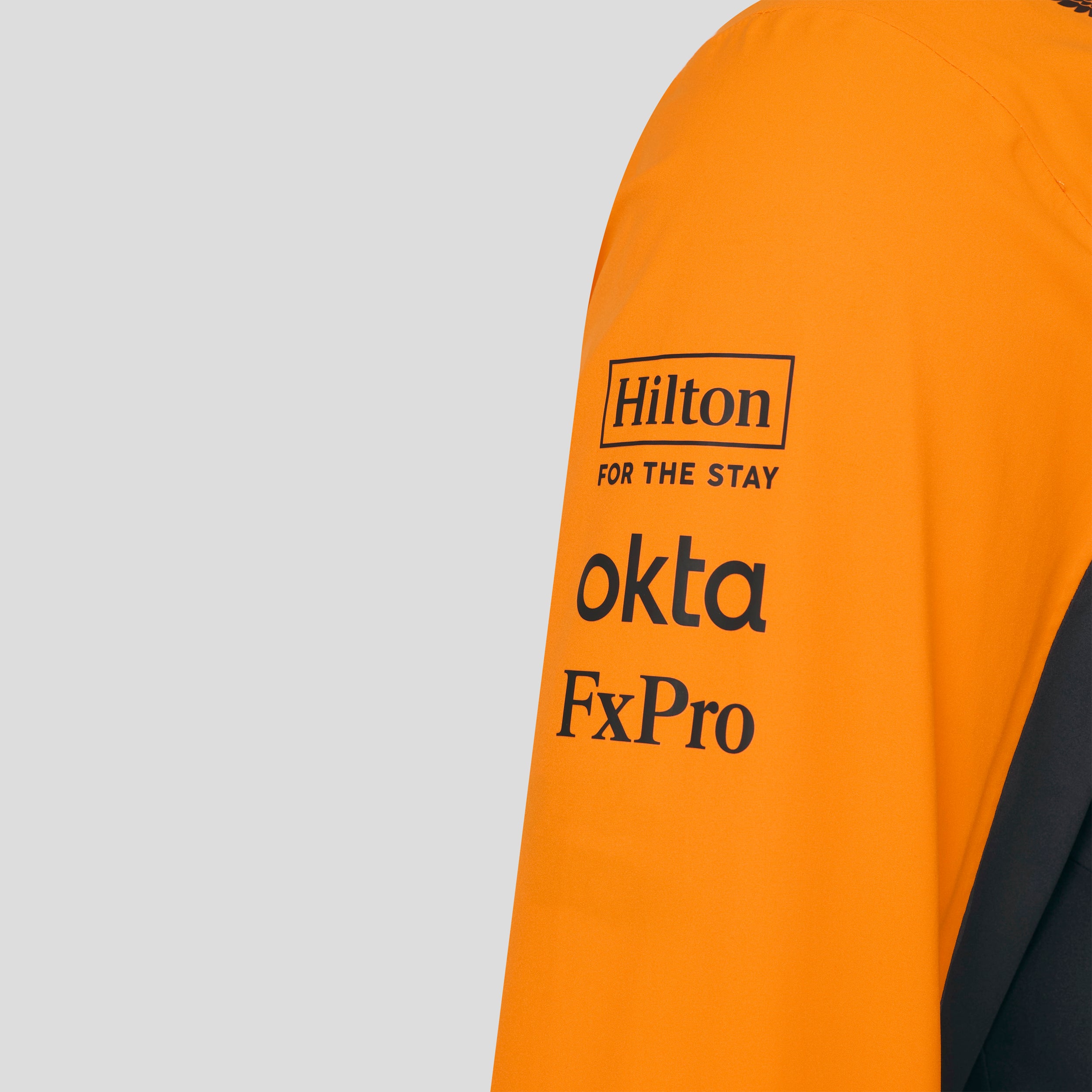 McLaren Racing F1 Official Team 2025 Waterproof Rain Jacket Unisex - Anthracite