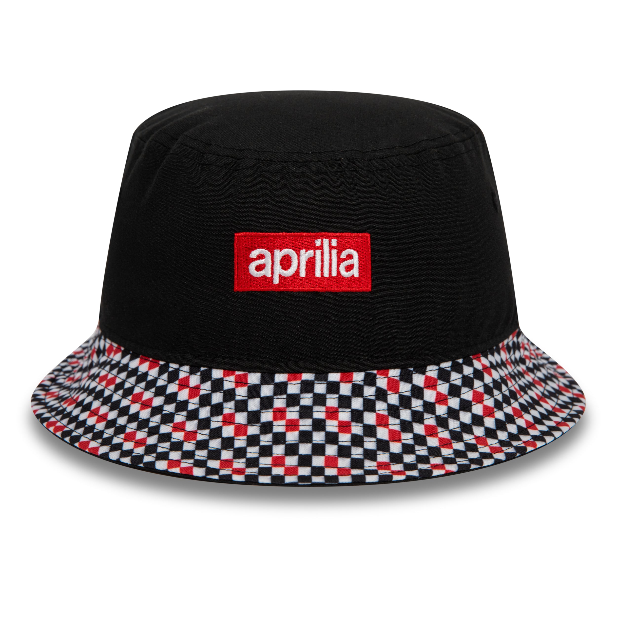 Aprilia All Over Print Tapered Bucket Hat Adults - Black