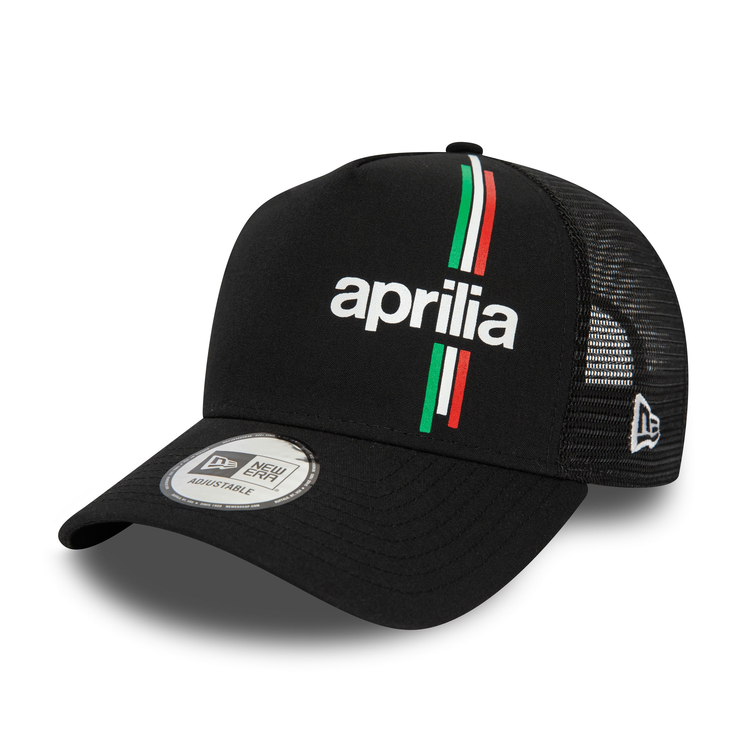 Aprilia Flawless Print Trucker Cap Adults - Black