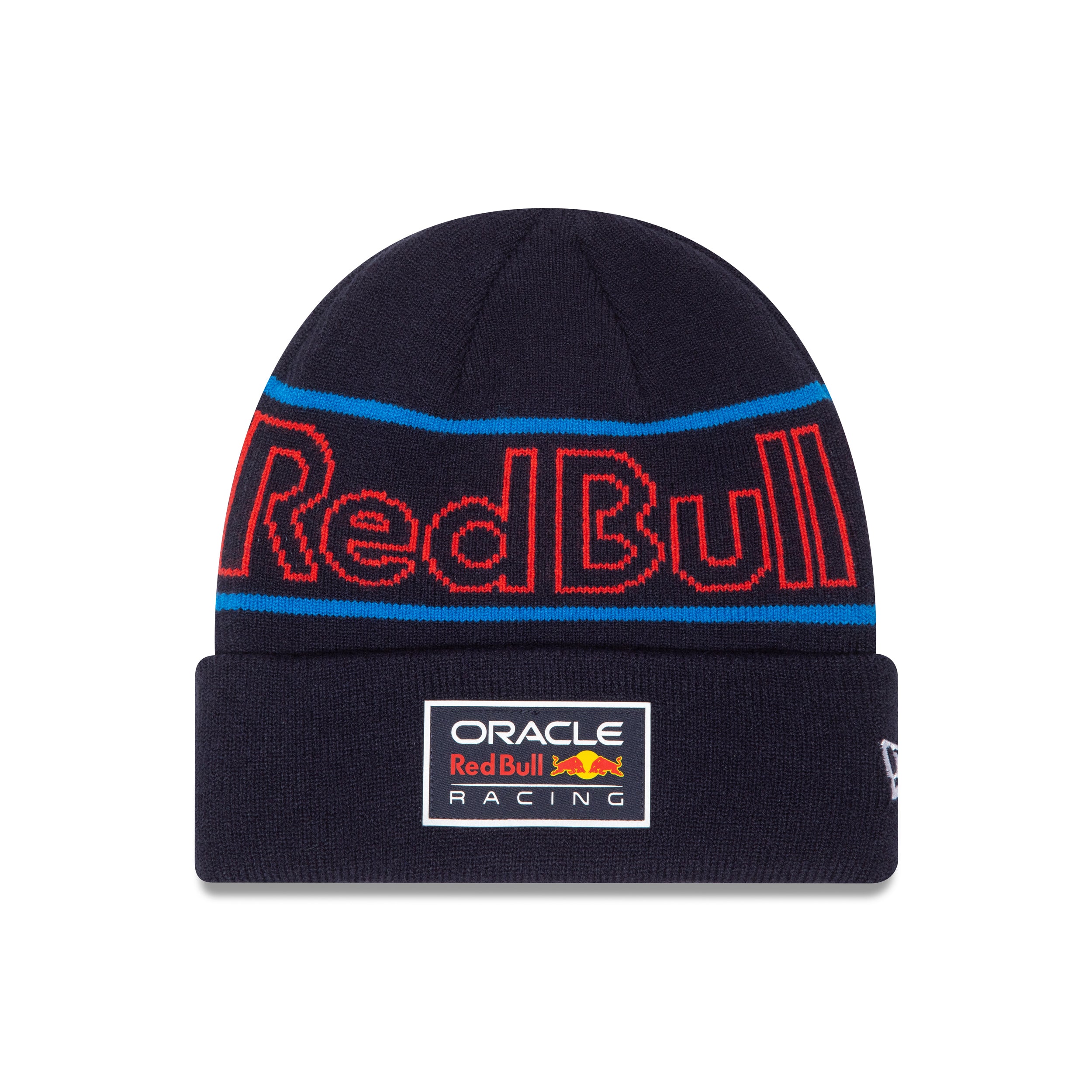 Red Bull Racing F1 Team Cuff Beanie Kids - Night Sky/Hot Red