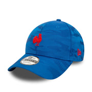 French Federation of Rugby Tonal Camo 9Forty Cap Adults - Medium Blue