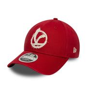 Vespa 80Th Year 9Forty Cap Mc Adults - Ruby Red