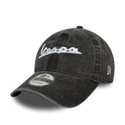 Vespa Washed 9Twenty Cap Adults - Black