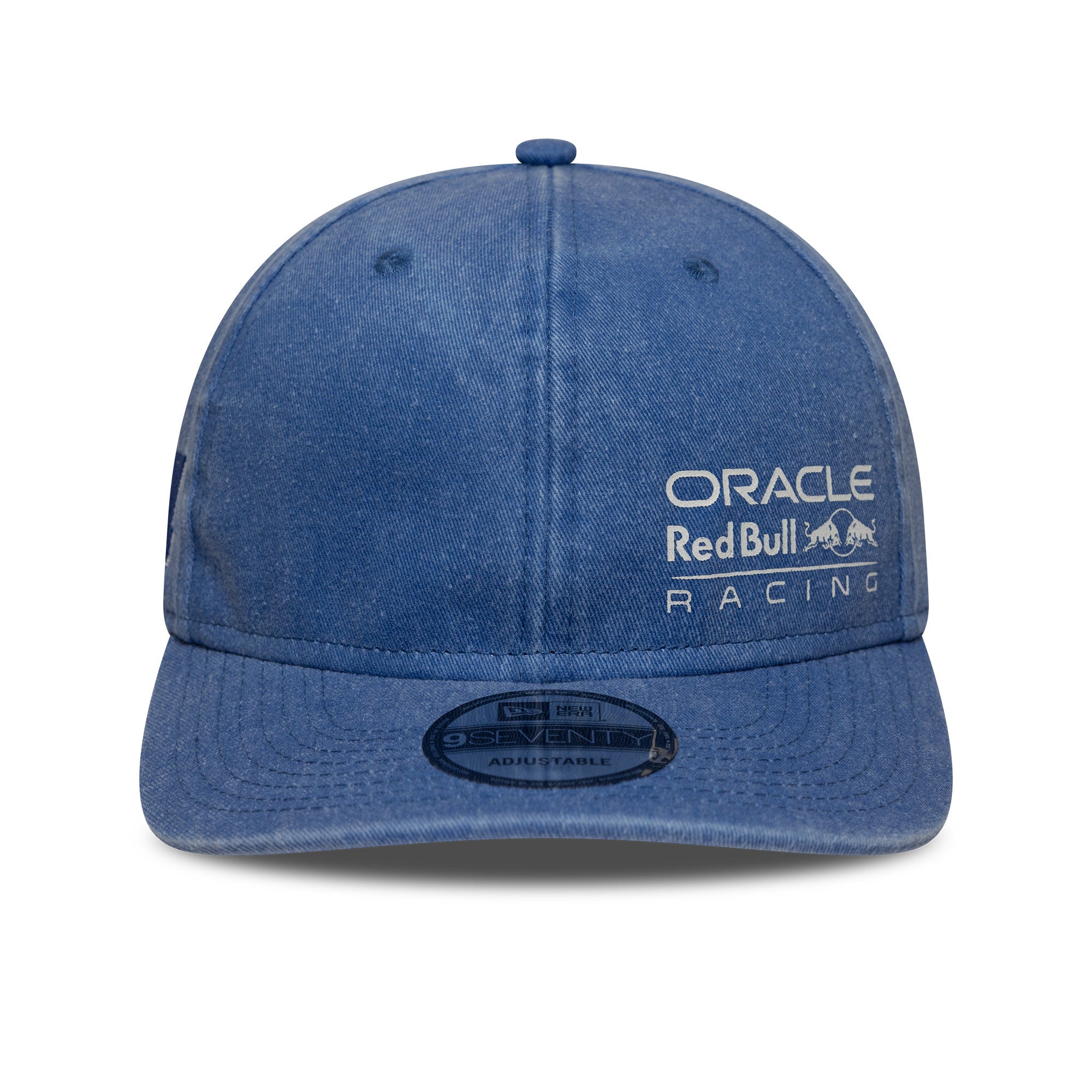Red Bull Racing F1 Washed 9Seventy Cap Stretch Snap Adults - Medium Blue