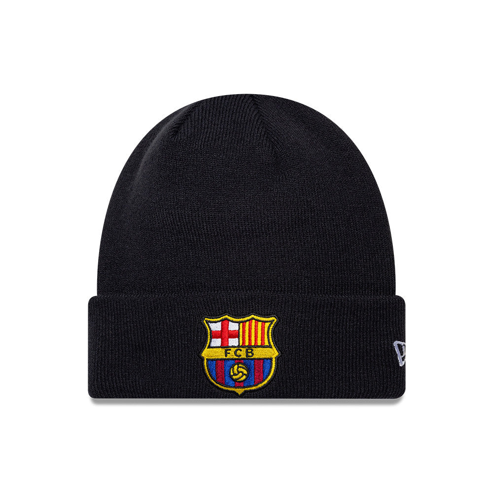FC Barcelona Core Cuff Beanie Adults - Navy