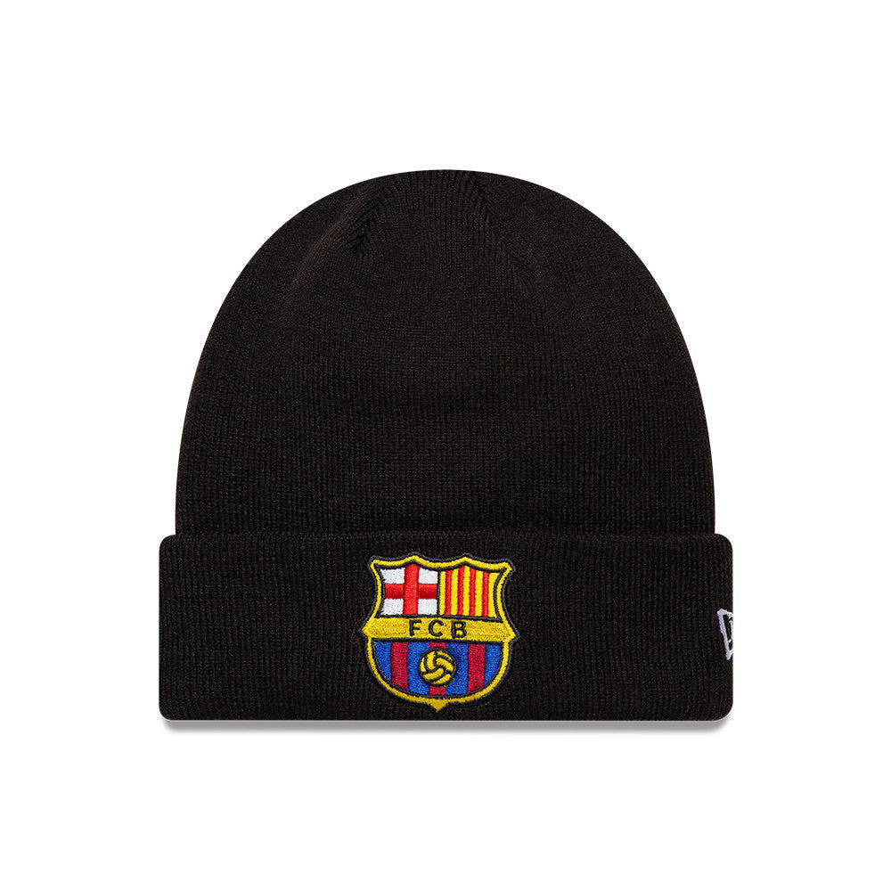 FC Barcelona Core Cuff Beanie Adults - Black