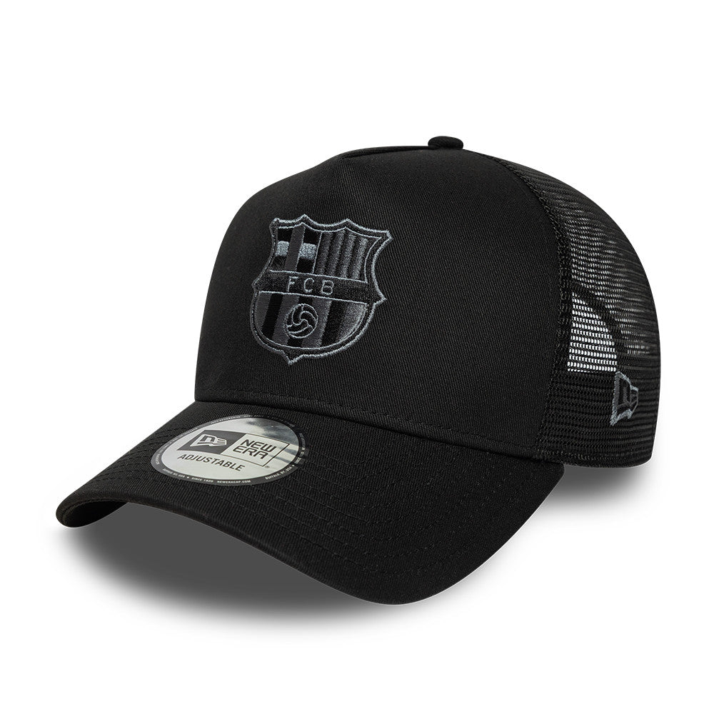 FC Barcelona Tonal Trucker Cap Adults - Black
