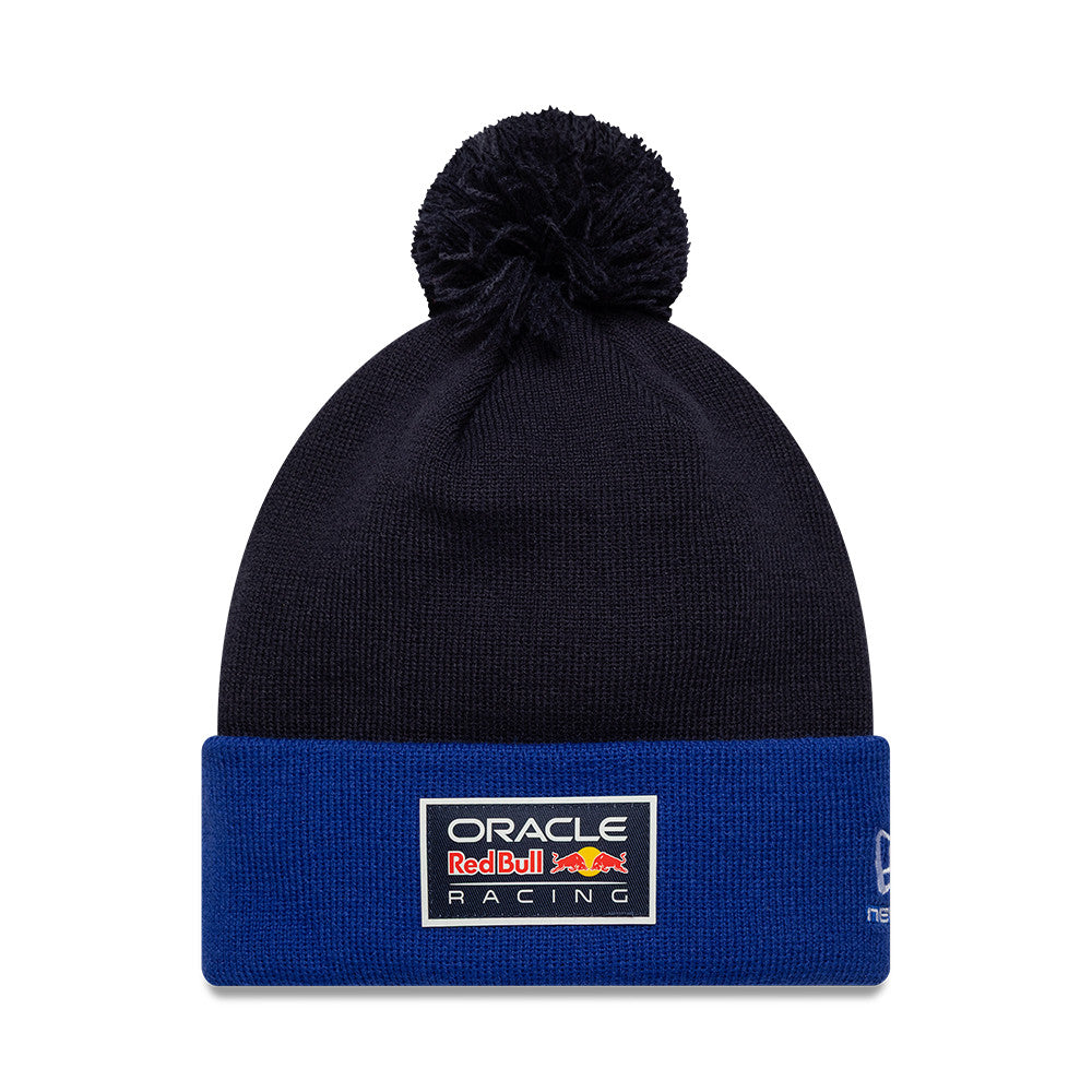 Red Bull Racing F1 Essentials Bobble Beanie Adults - Night Sky