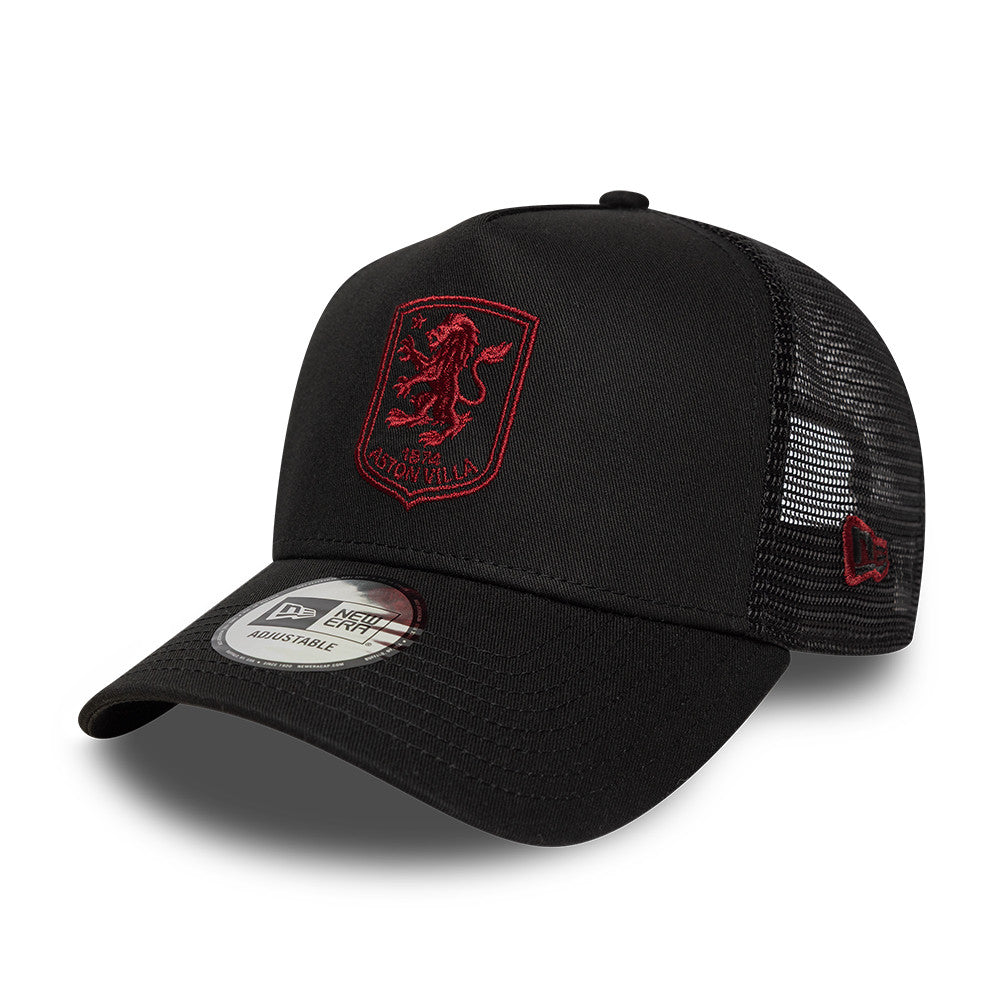 Aston Villa Core Trucker Cap Adults - Black