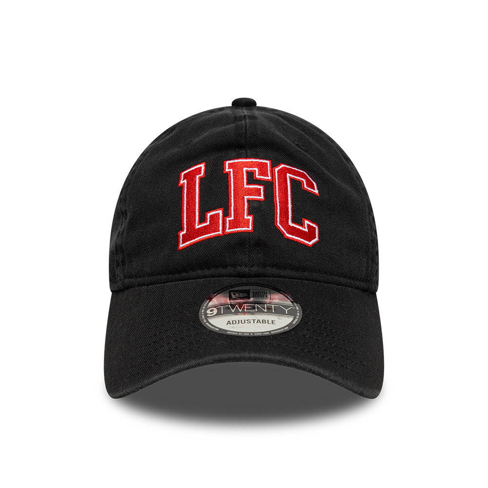 Liverpool FC Word Mark 9Twenty Cap Adults - Black