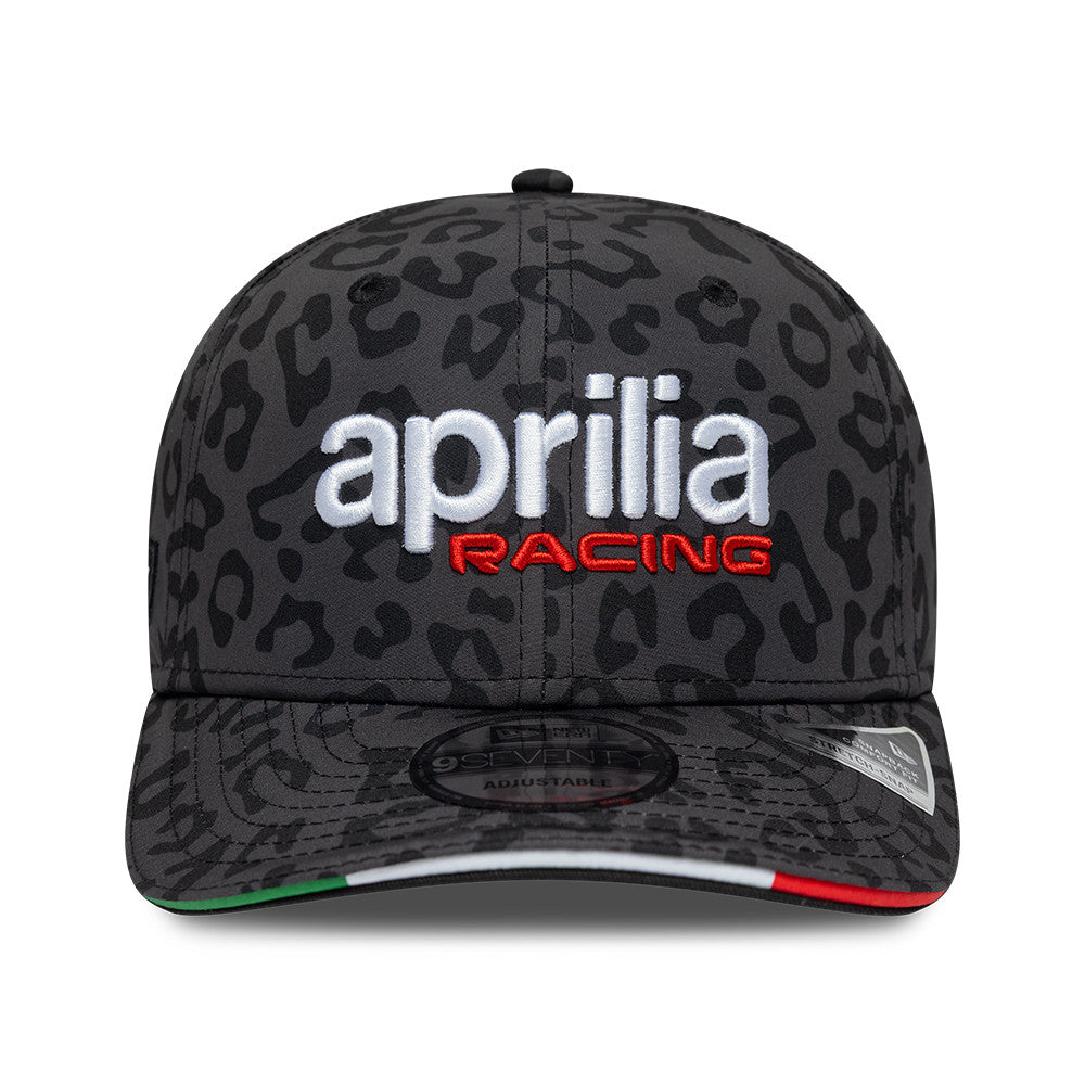 Aprilia Mugello 9Seventy Cap Stretch Snap Adults - Black