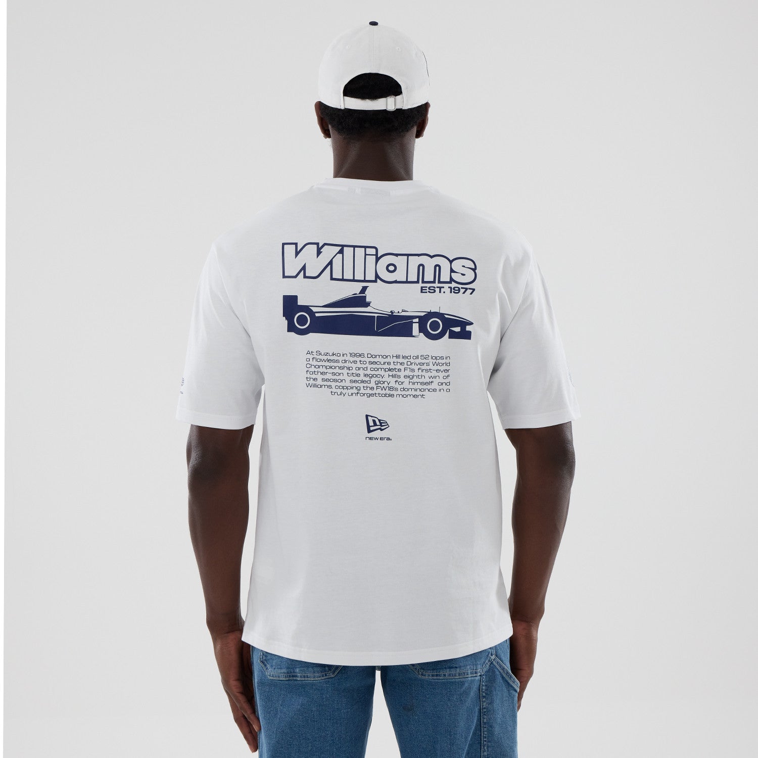 Williams F1 Japan Oversized Tee Mens - White