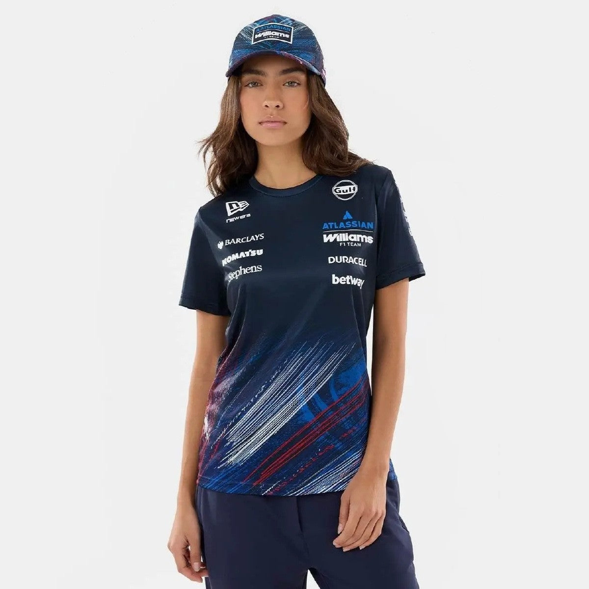 Williams F1 Team 2026 Silverstone Tech Tee Womens - Night Shift Navy