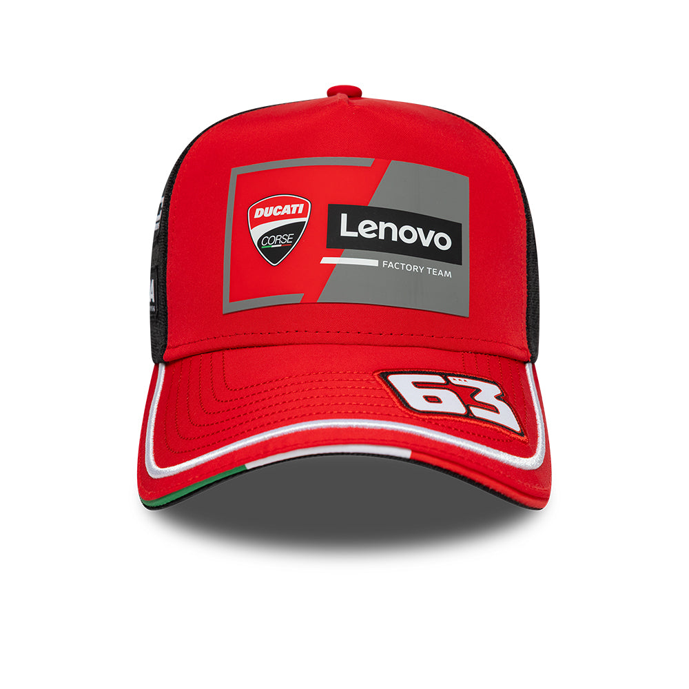 Ducati Team 2026 Pecco Bagnaia 9Forty Cap Adults - Front Door Red
