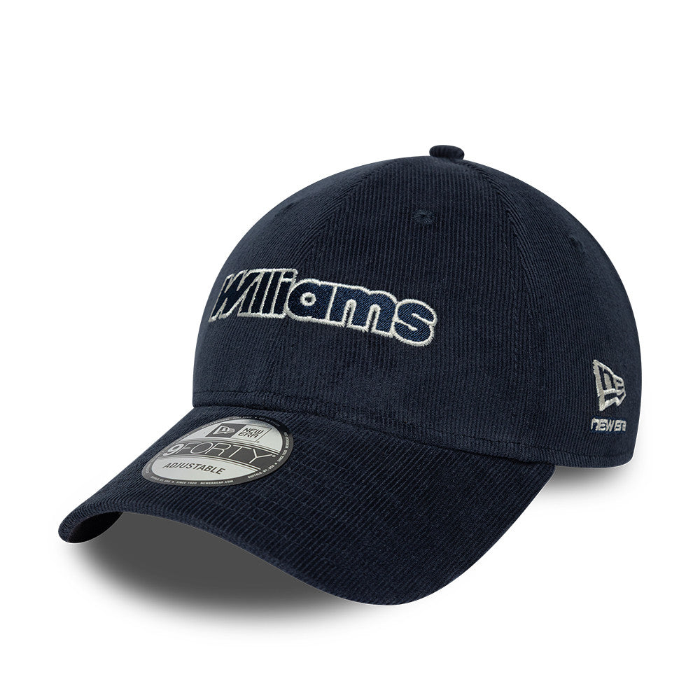 Williams F1 Cord 9Forty Cap Adults - Navy