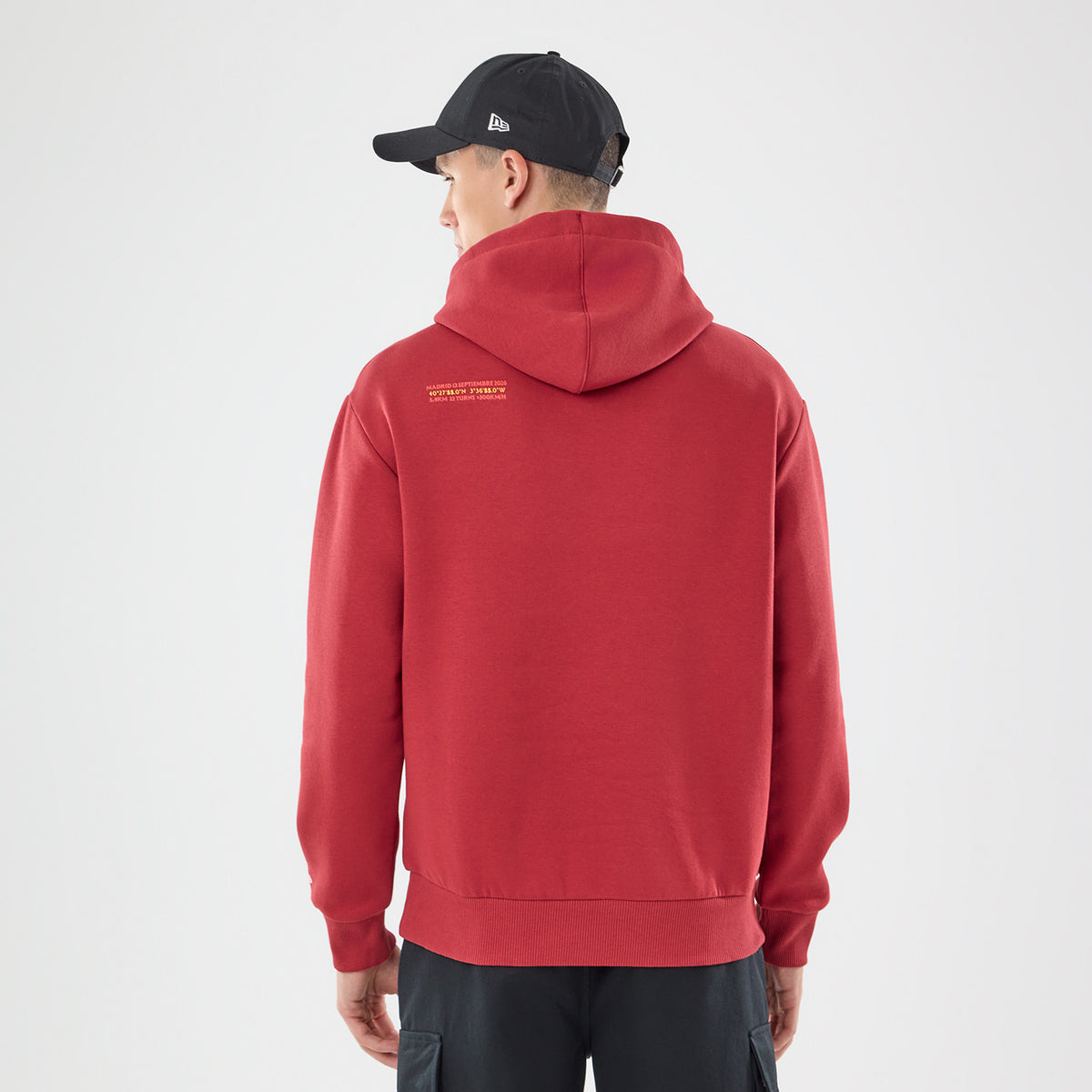 Team Fifty5 Madrid Oversized Hoodie Adults - Red
