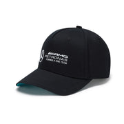 Mercedes AMG Petronas F1 Large Logo Cap Unisex - Black