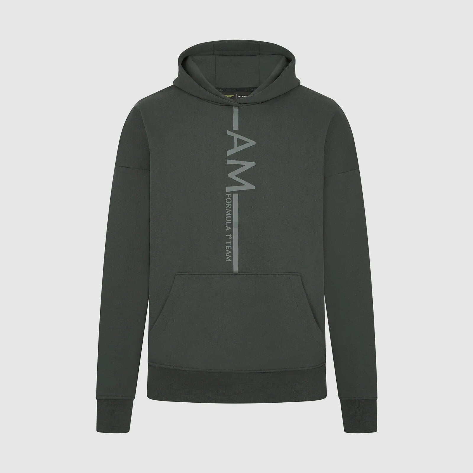 Aston Martin F1 Oversized Hoodie Mens - Pirate Black