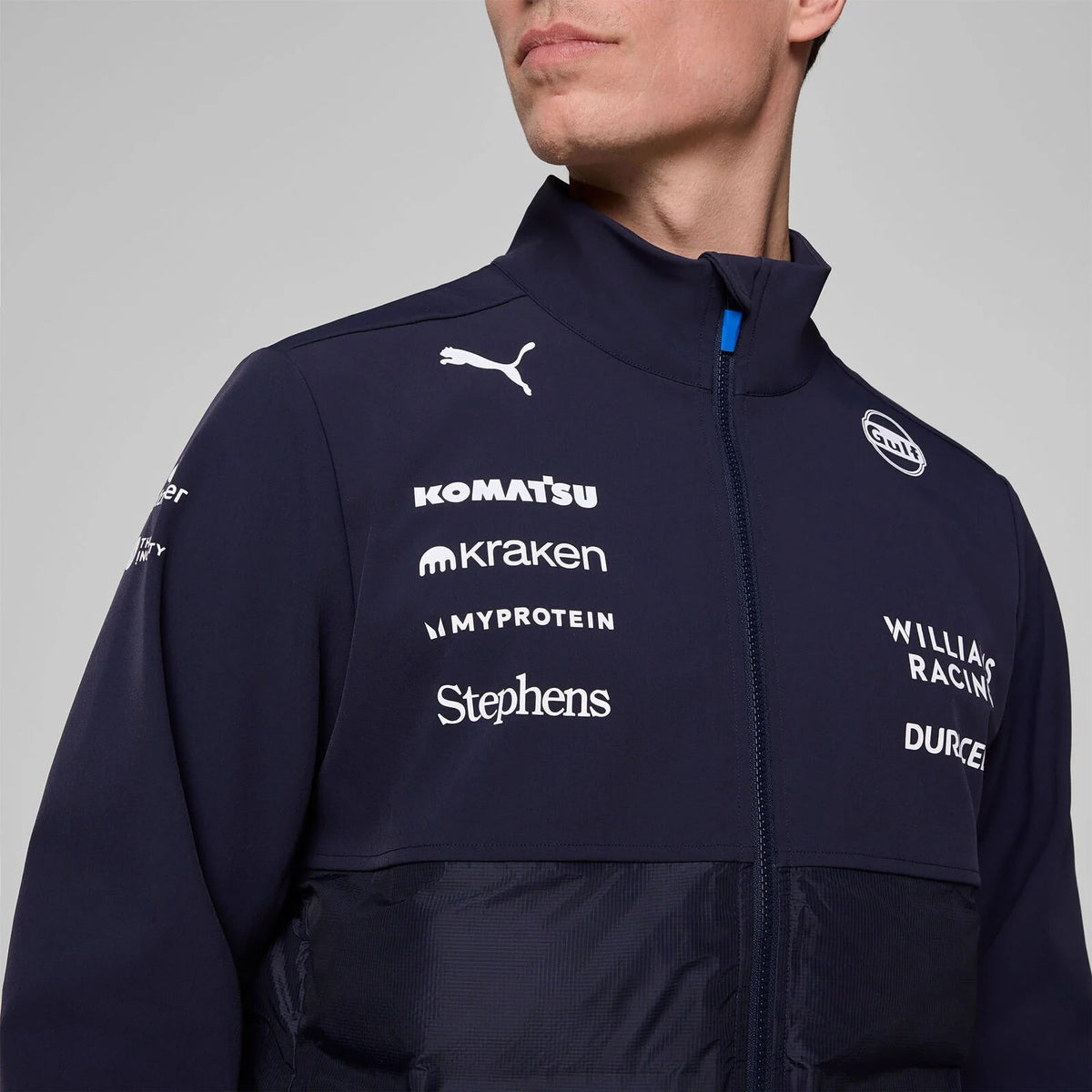 Williams Racing Team Jacket Williams Racing F1 Team 2025 Hybrid Jacket Mens - Navy | TheRaceWorks