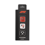 F1 Pin Badges 3 Pack Unisex - Multicolour