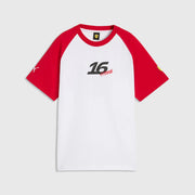 Scuderia Ferrari F1 Leclerc Tee Mens - White/Red
