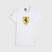 Scuderia Ferrari F1 Shield Tee Womens - White