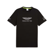 Aston Martin F1 Large Logo Tee Mens - Black