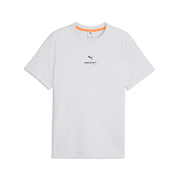McLaren Racing F1 Small Logo Tee Mens - White Glow Heather