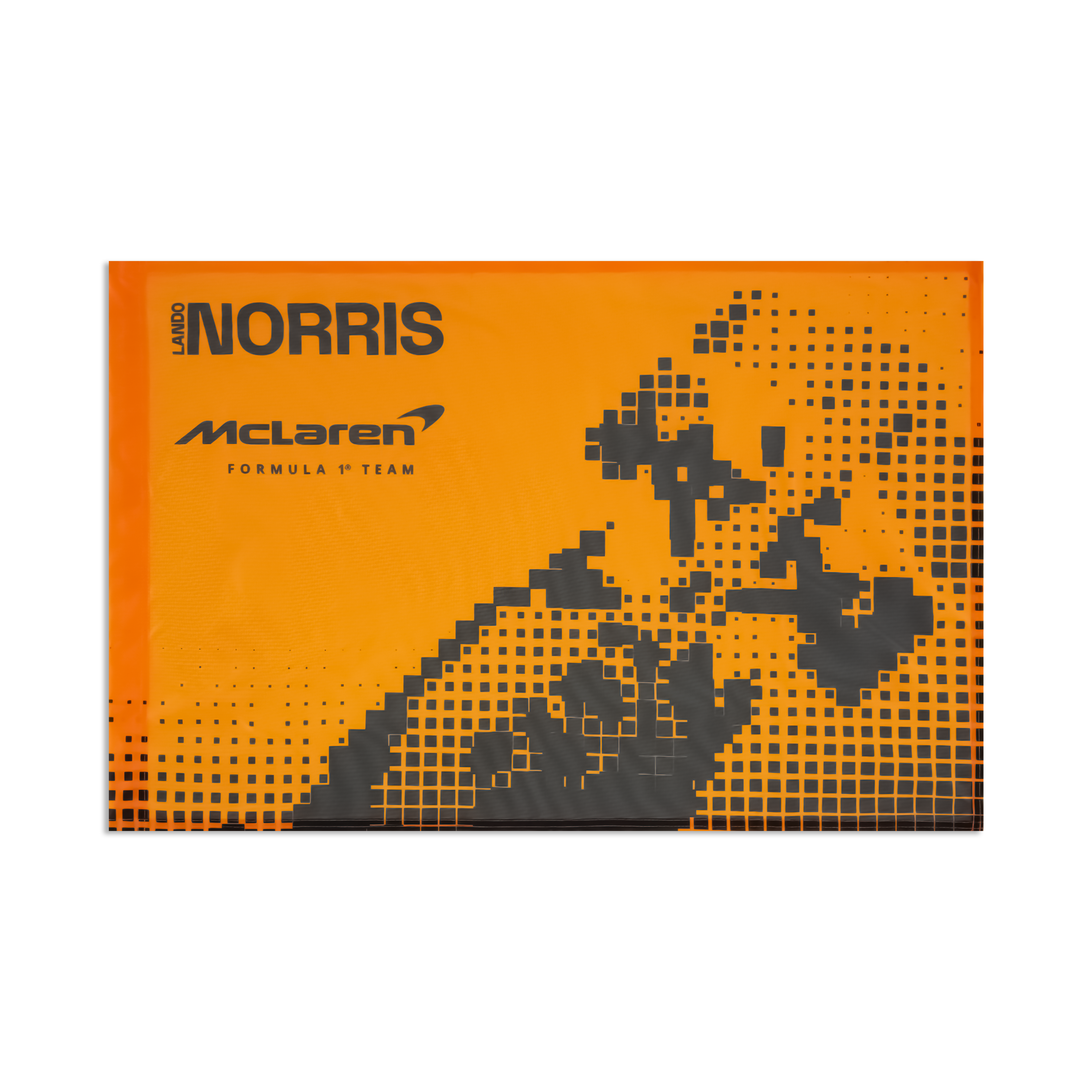 McLaren Racing F1 Lando Norris Flag Unisex - Black/Papaya