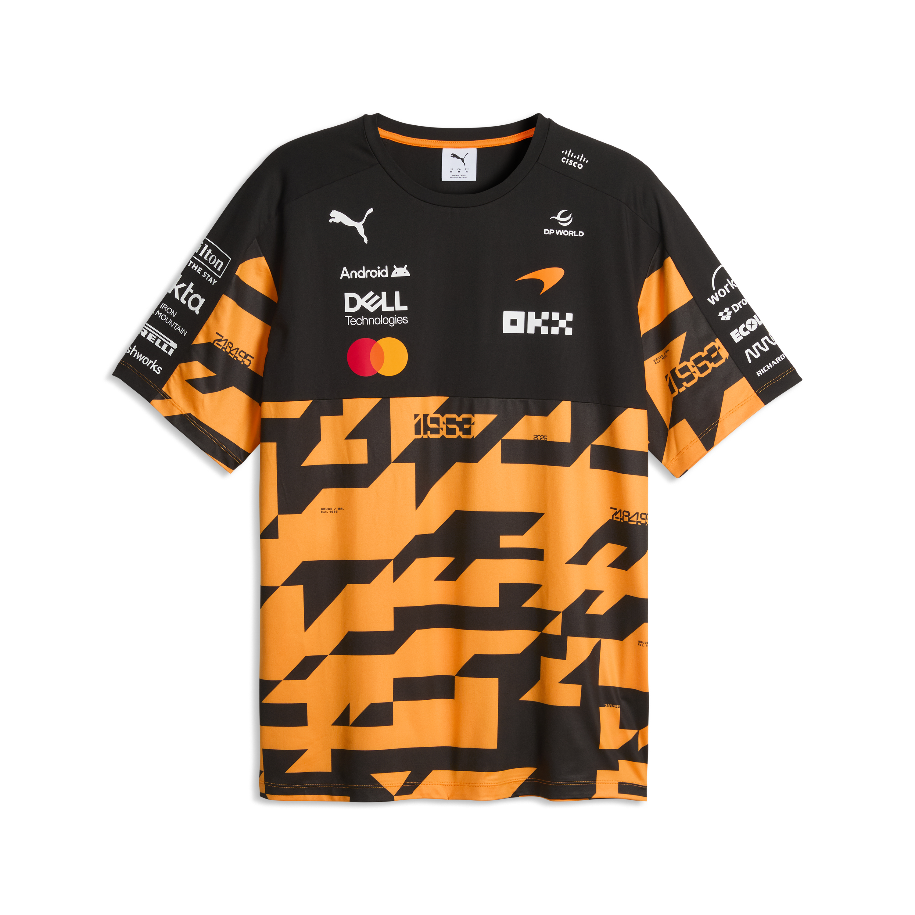 McLaren Racing F1 Team 2026 Special Edition 1000TH GP Tee Mens - Papaya