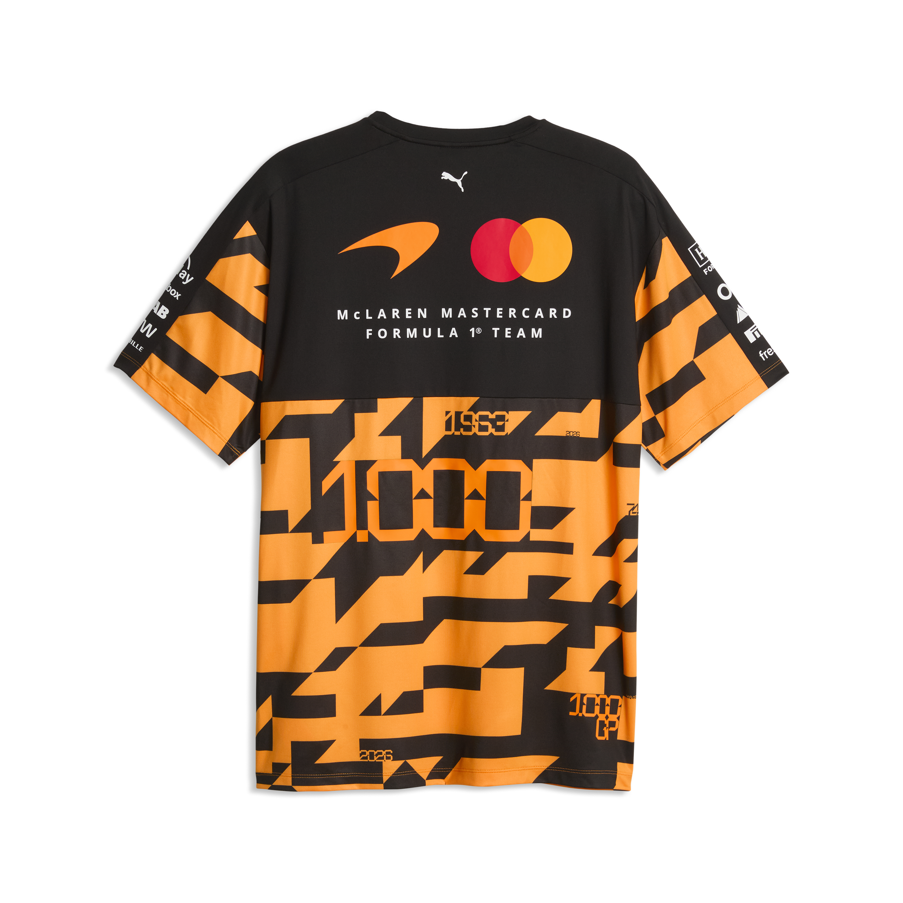 McLaren Racing F1 Team 2026 Special Edition 1000TH GP Tee Mens - Papaya