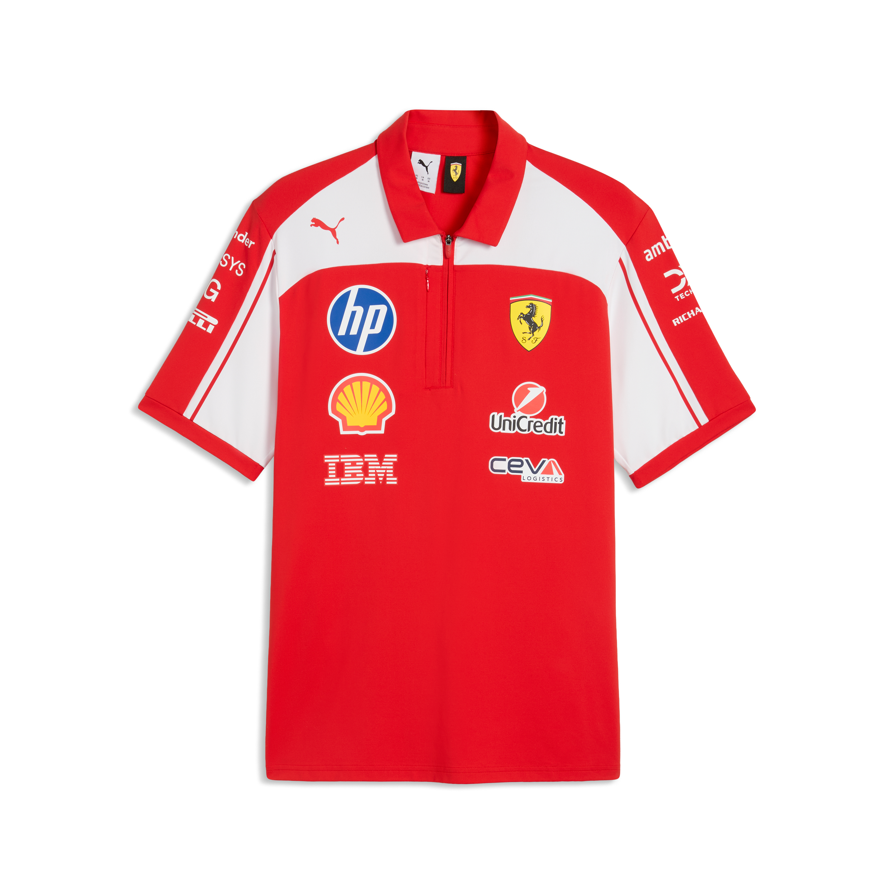 Scuderia Ferrari F1 Team 2026 Authentic Polo Mens - Red