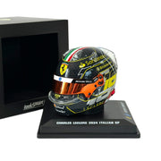 LookSmart Scuderia Ferrari F1 Charles Leclerc 2024 Italian GP Mini Helmet 1:5 Scale - Black
