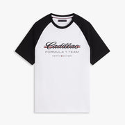 Cadillac F1 X Tommy Hilfiger Ringer Tee Mens - White/Black