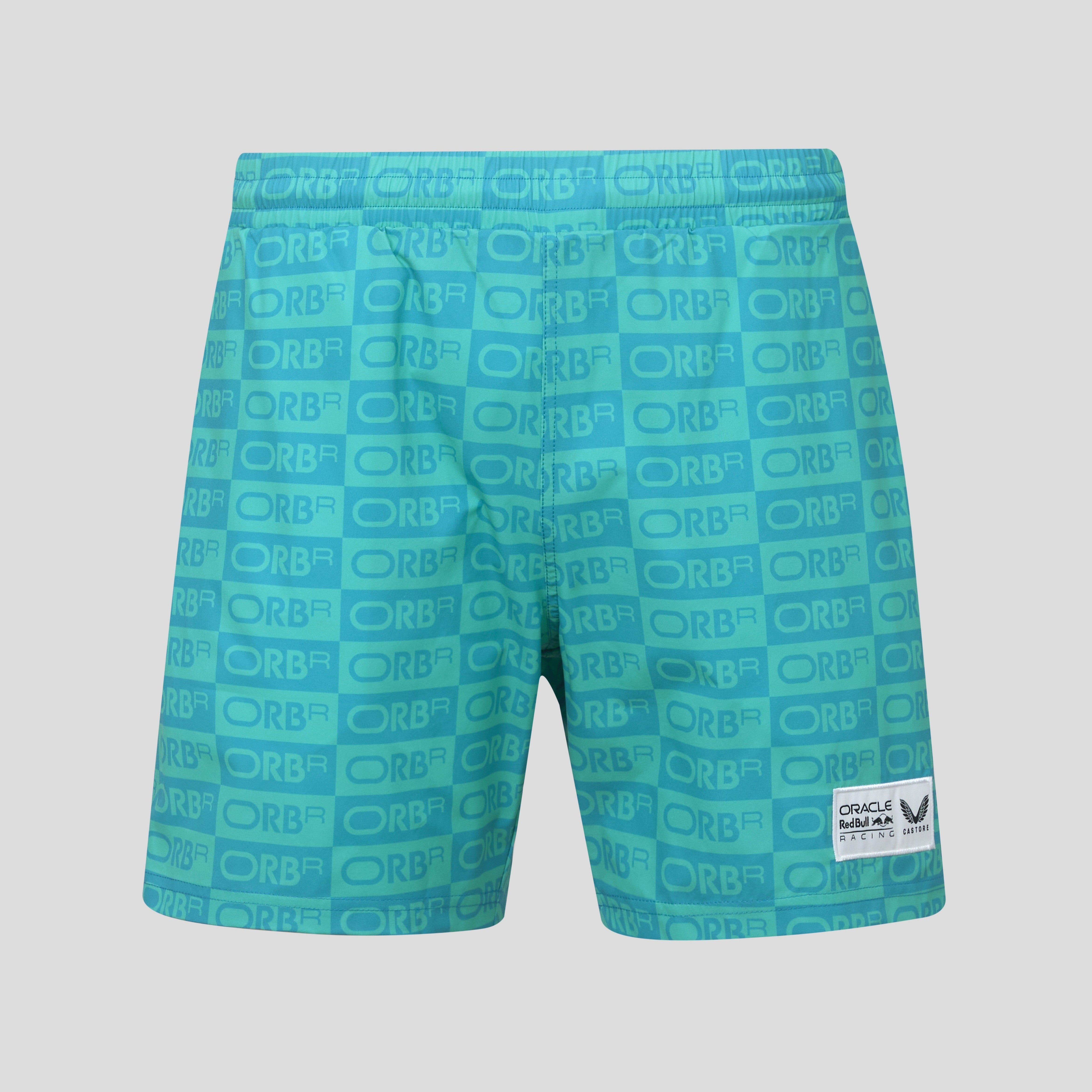 Red Bull Racing F1 Oracle Swim Shorts Mens - Baltic/Blue Jay