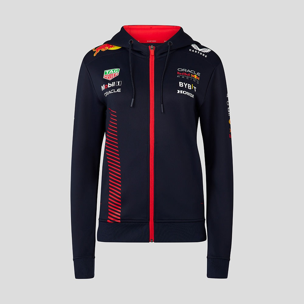 Red Bull Racing F1 2023 Team Full Zip Hoodie Womens - Night Sky