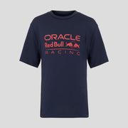 Red Bull Racing F1 Oracle Logo Relaxed Fit Tee Kids - Night Sky
