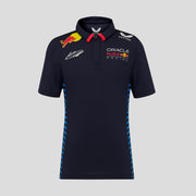 Red Bull Racing F1 Team 2024 Short Sleeve Polo Shirt Driver Kids - Night Sky