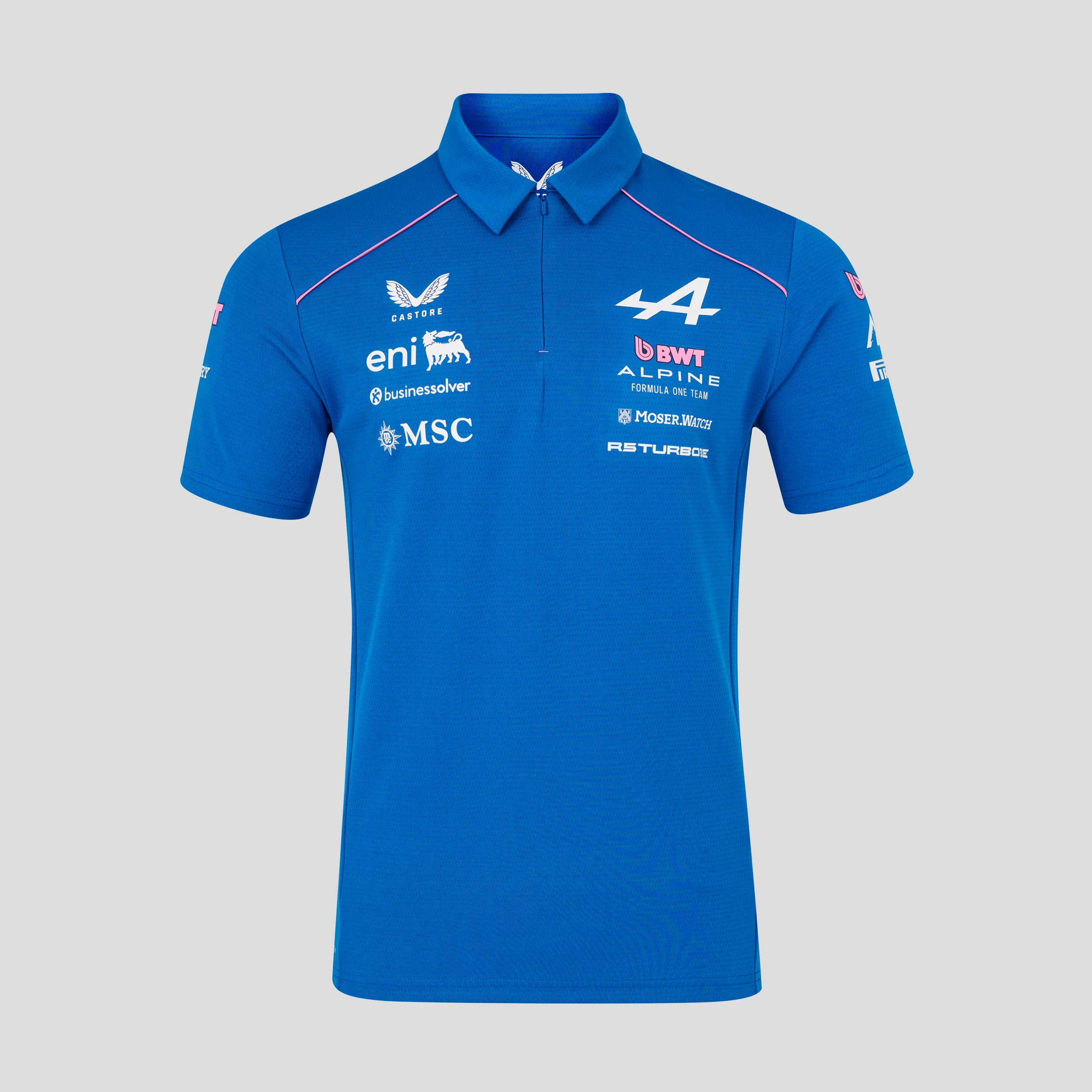 Alpine F1 Team 2026 Short Sleeve Polo Mens - Lapis Blue