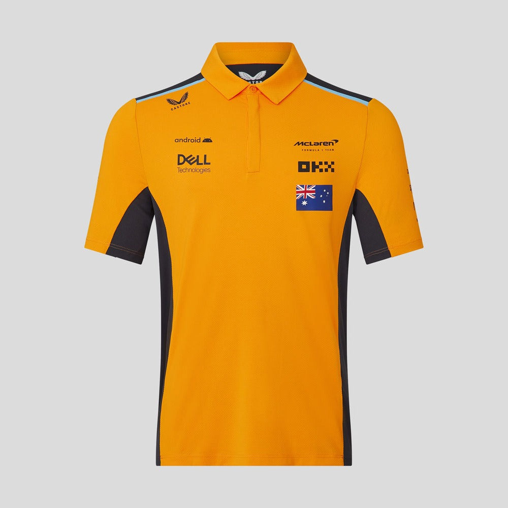 Mclaren F1 2023 Team Polo Piastri Mens - Papaya