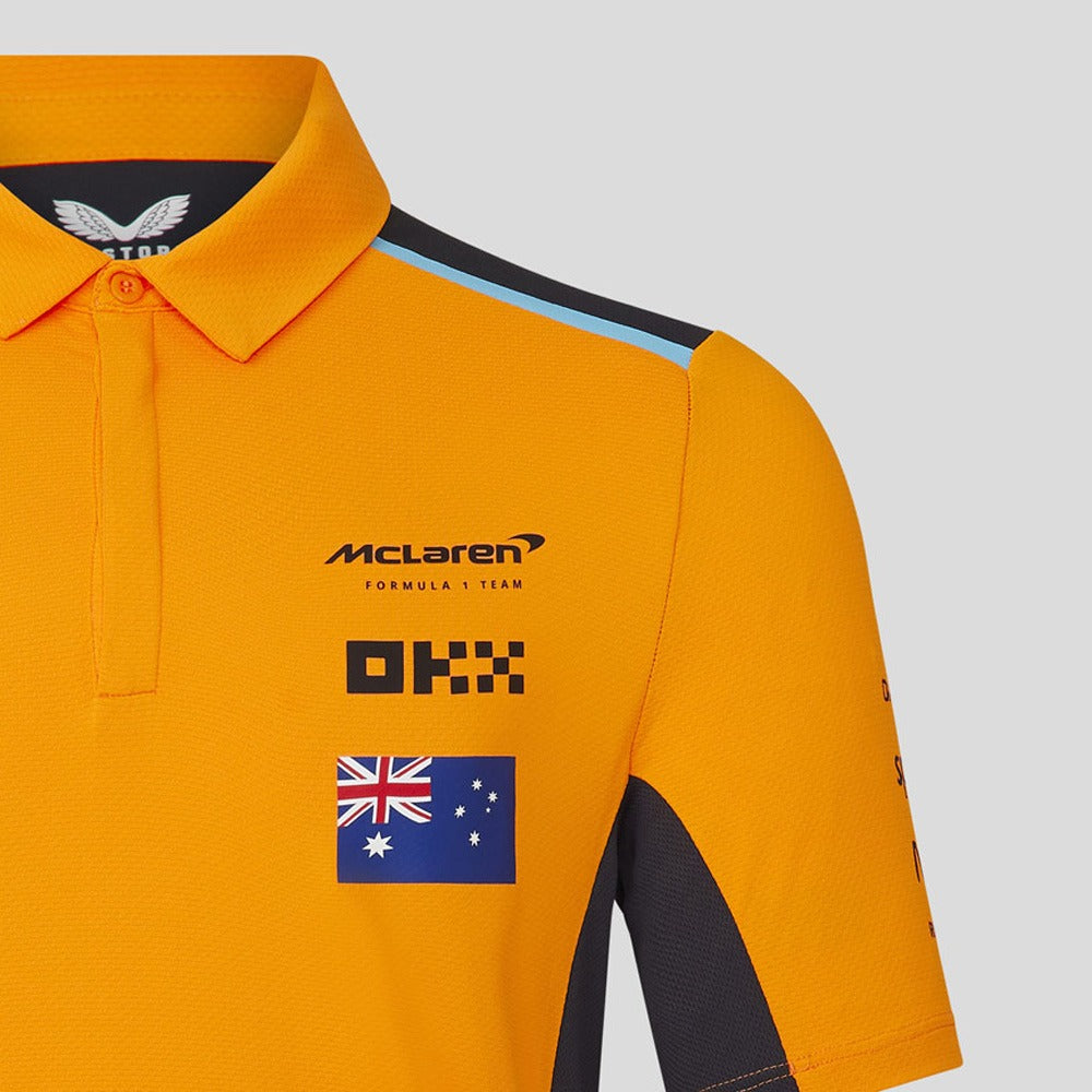 Mclaren F1 2023 Team Polo Piastri Mens - Papaya